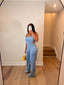 Detailed Denim Jumpsuit