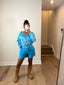 Shorts Sweatsuit + Tank (sky blue)