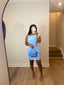 Sky Blue Mini Dress