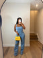 Detailed Denim Jumpsuit