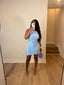 Sky Blue Mini Dress