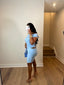 Sky Blue Mini Dress